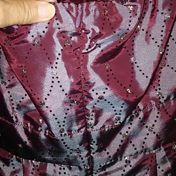 Women's strapless iridescent party dress NWT - Picture 4 of 8